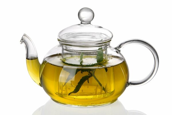Tetera de té verde