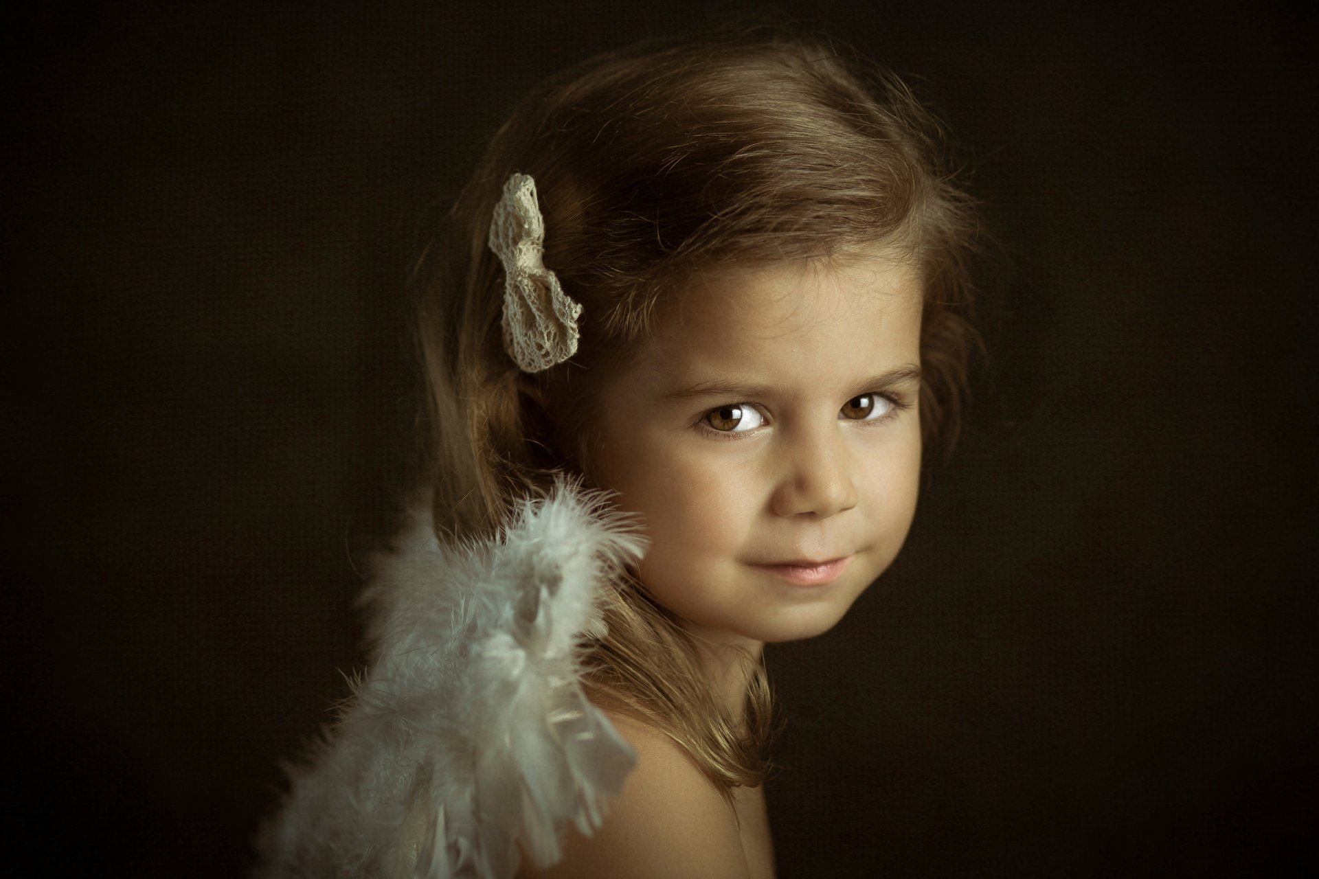 petits anges leyre fille portrait