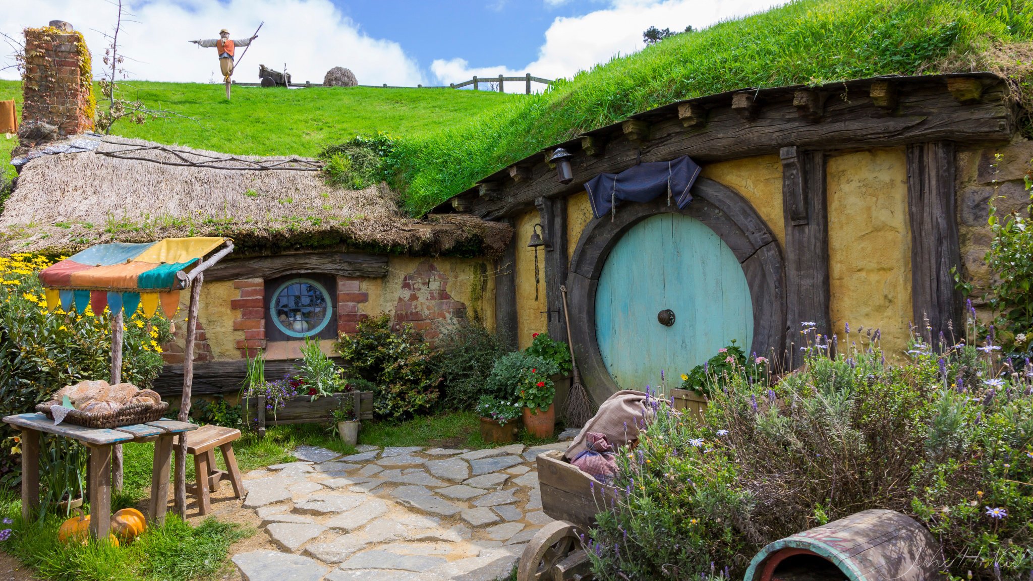 hobbit loch neuseeland haus