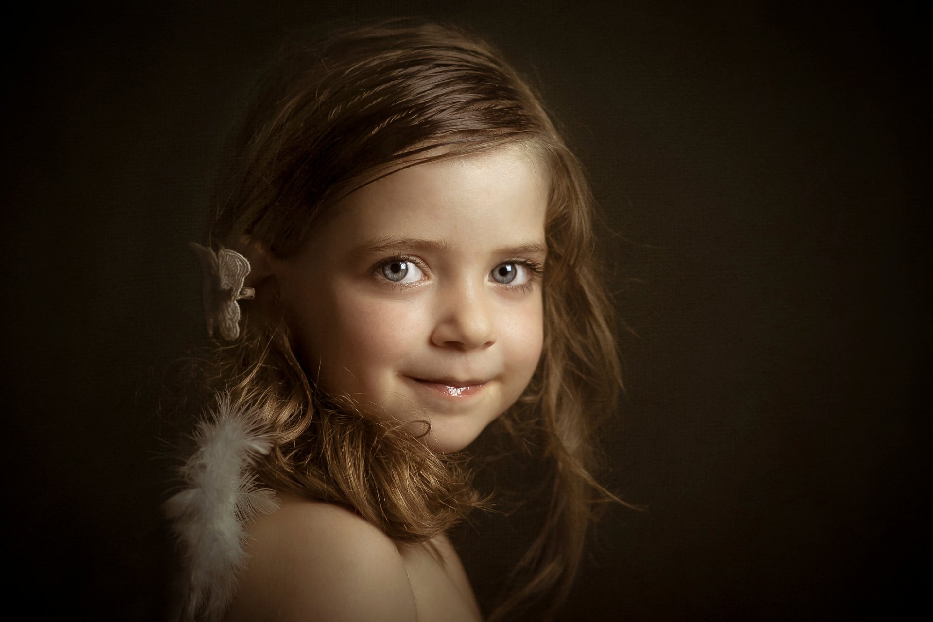 petits anges fille portrait