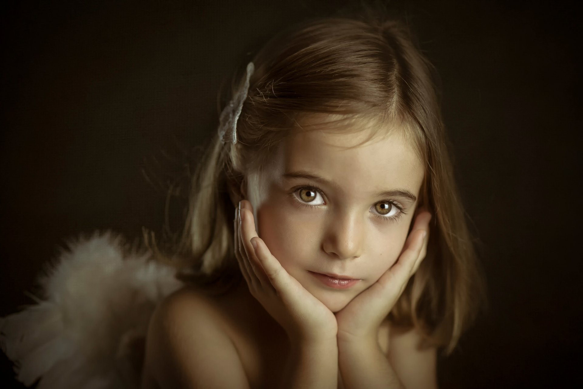 little angels girl portrait