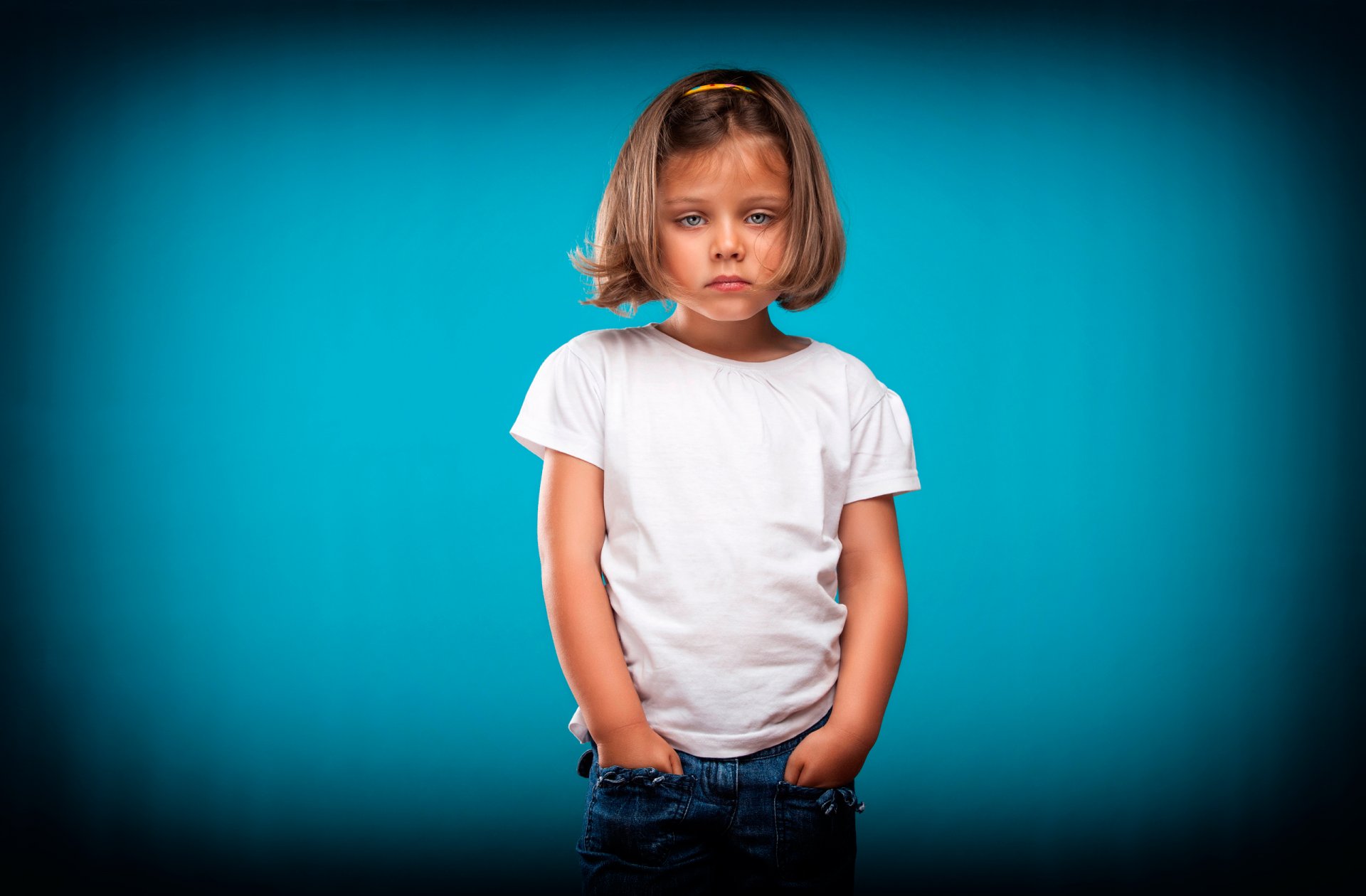 girl portrait view background