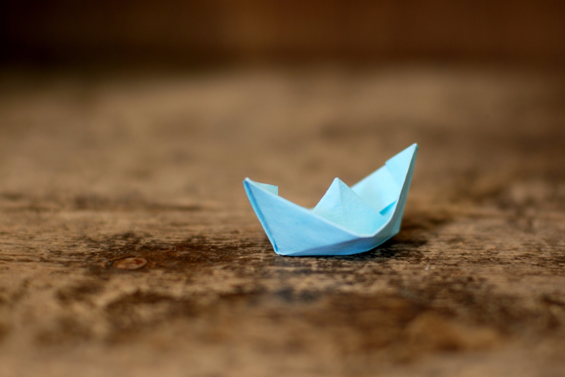 verschiedenes boot boot papier origami blau hintergrund tapete