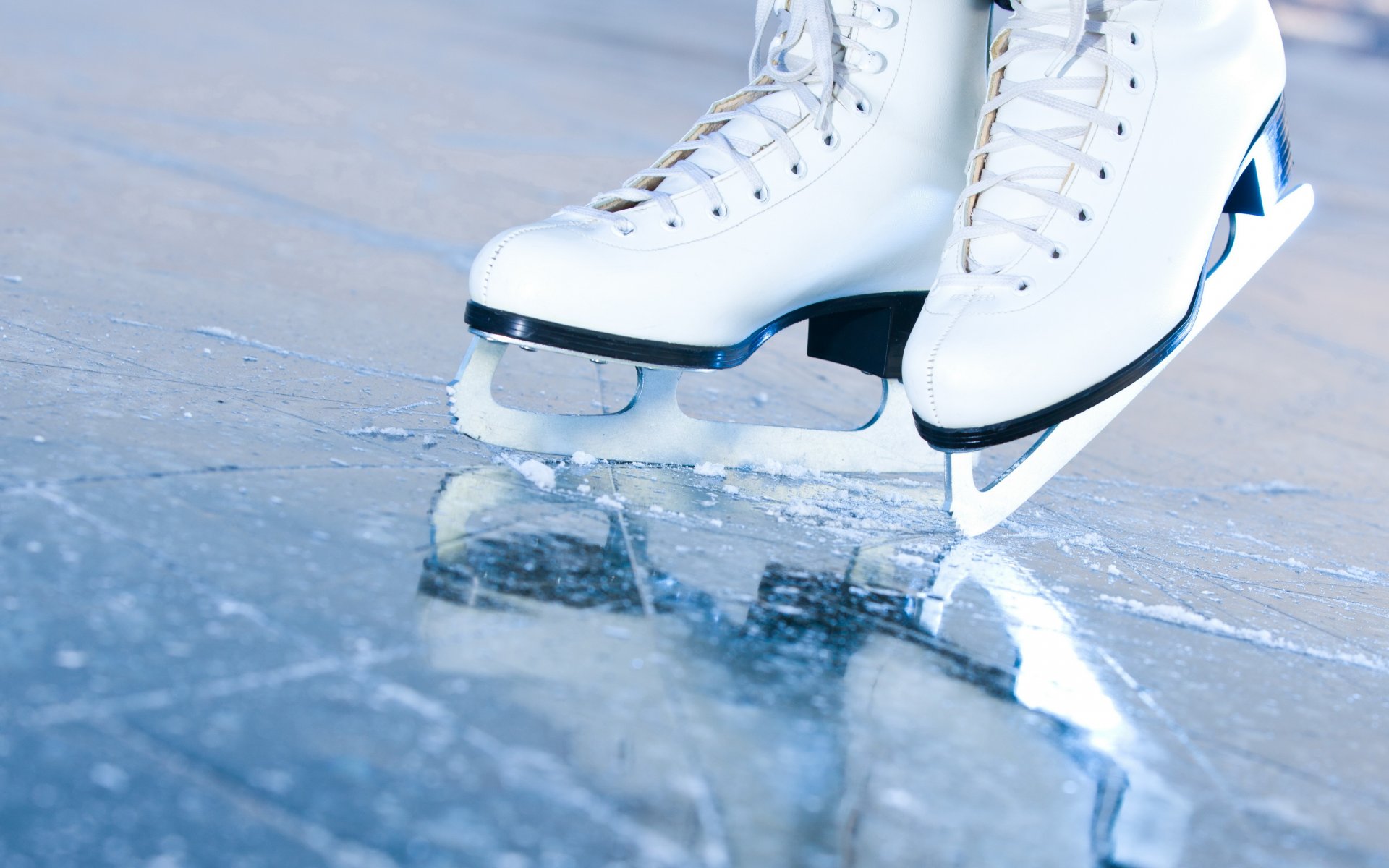 hielo patines pista de hielo macro