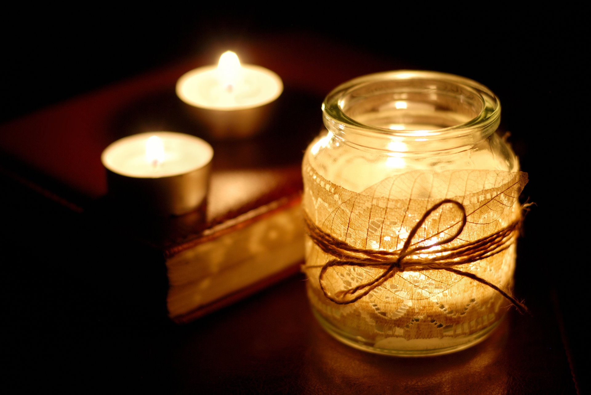 miscellaneous of the bank jar candles fire book rope background wallpaper wallpaper