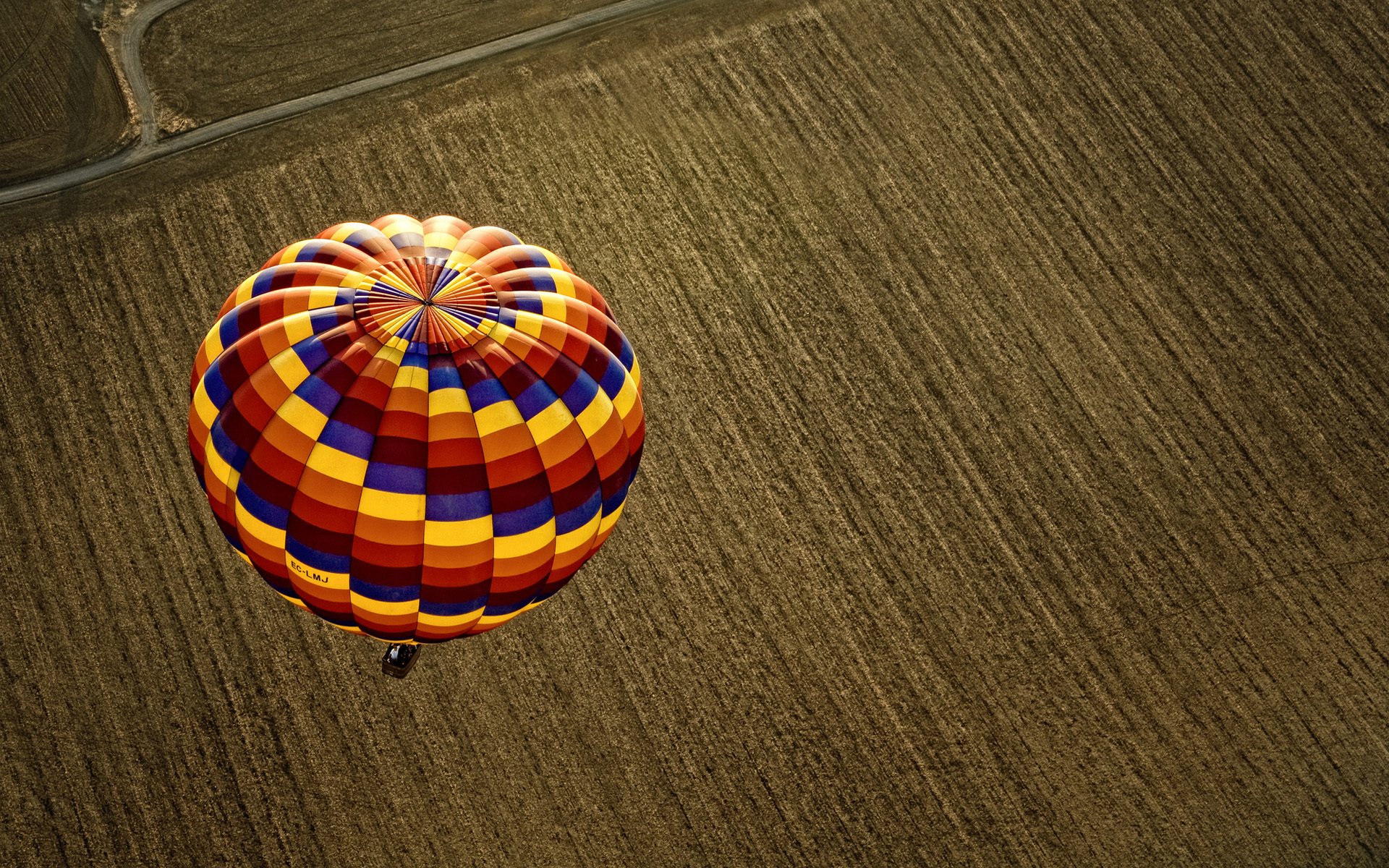 palloncino terra vista campo vista dall alto corsie strada