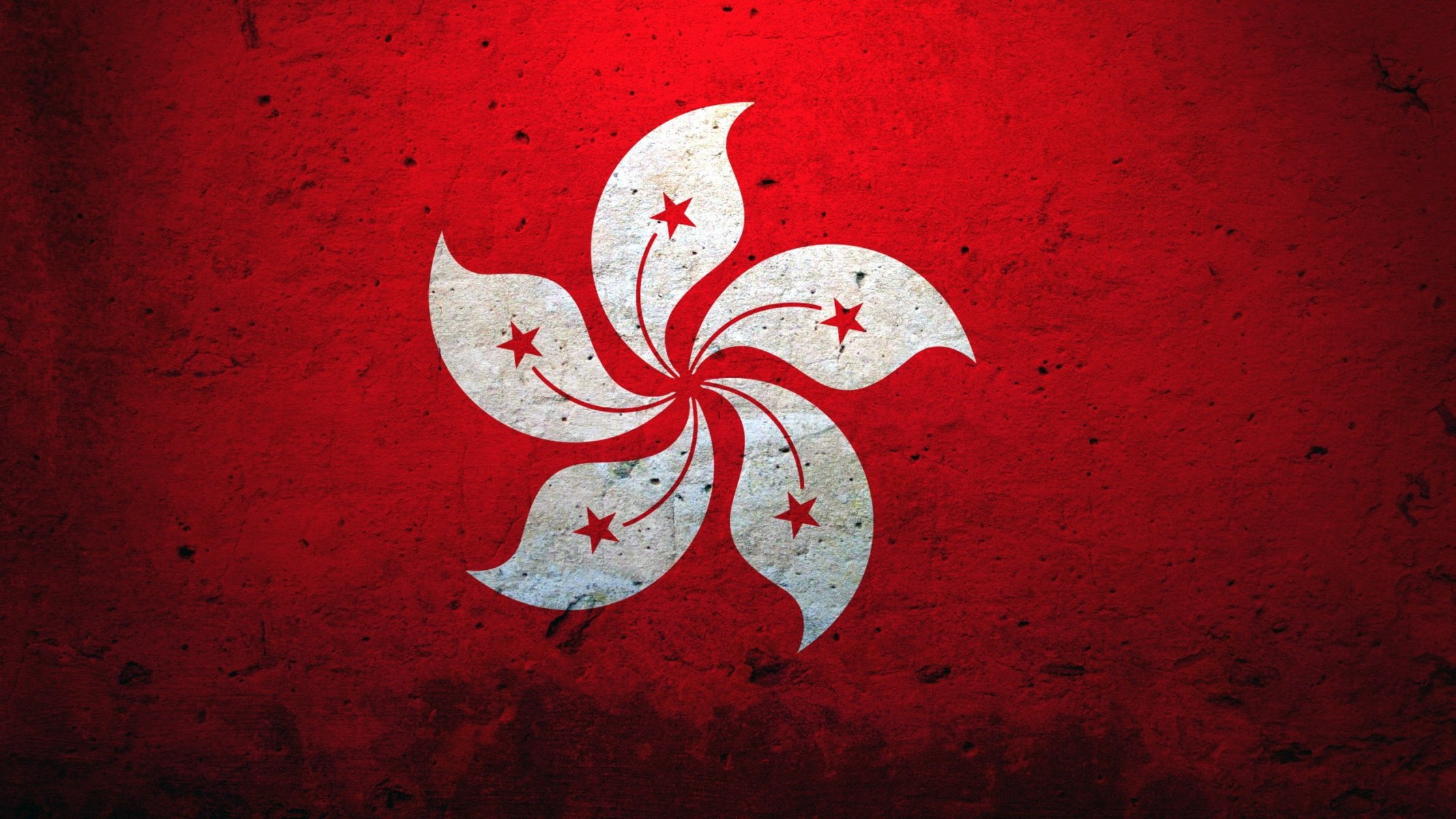 bandera emblema escudo de armas hong kong china lirio flor