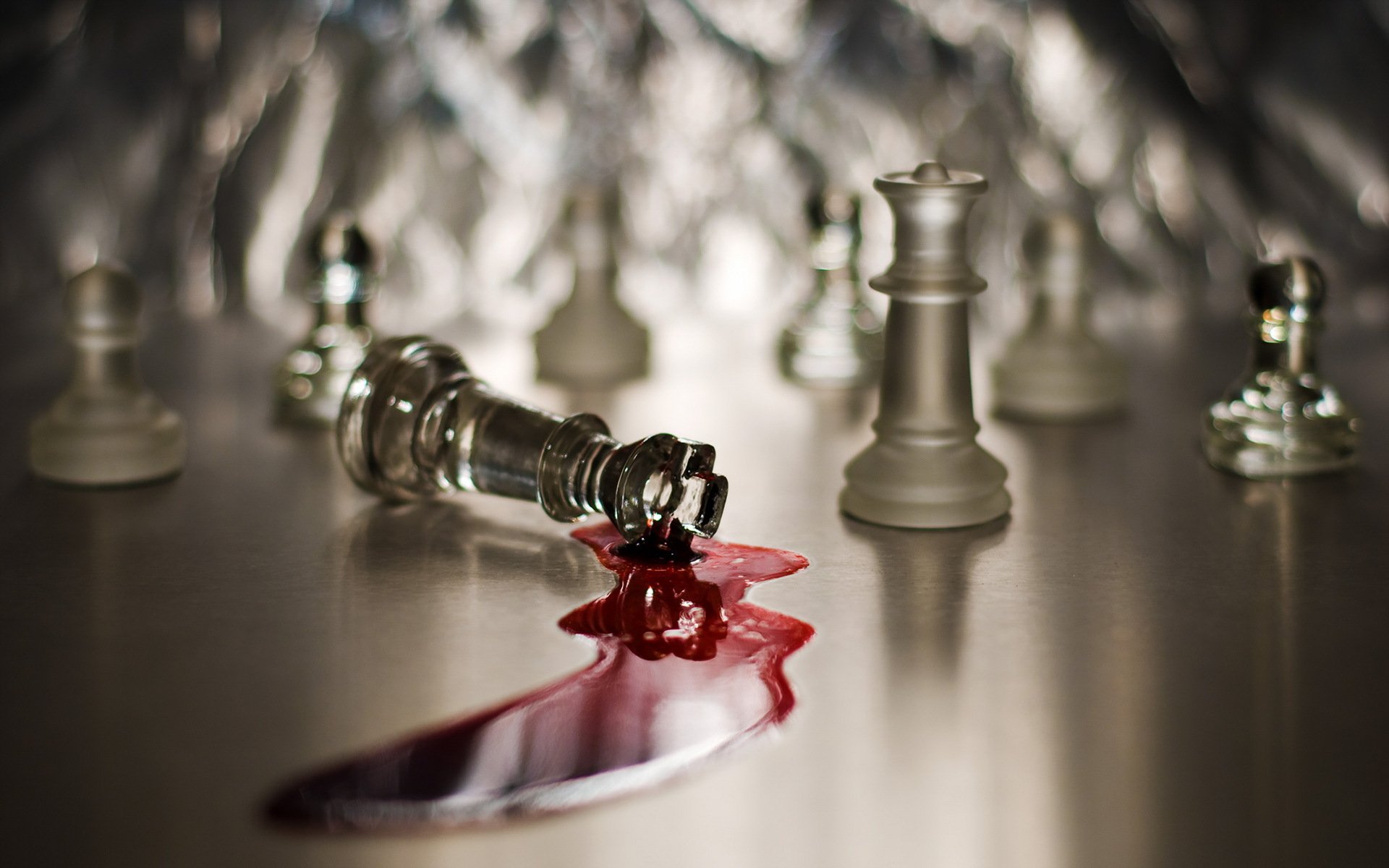 spiel schach figuren blut