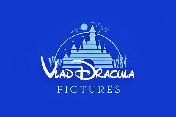 Logotipo de Vlad Drácula estilizado como Disney