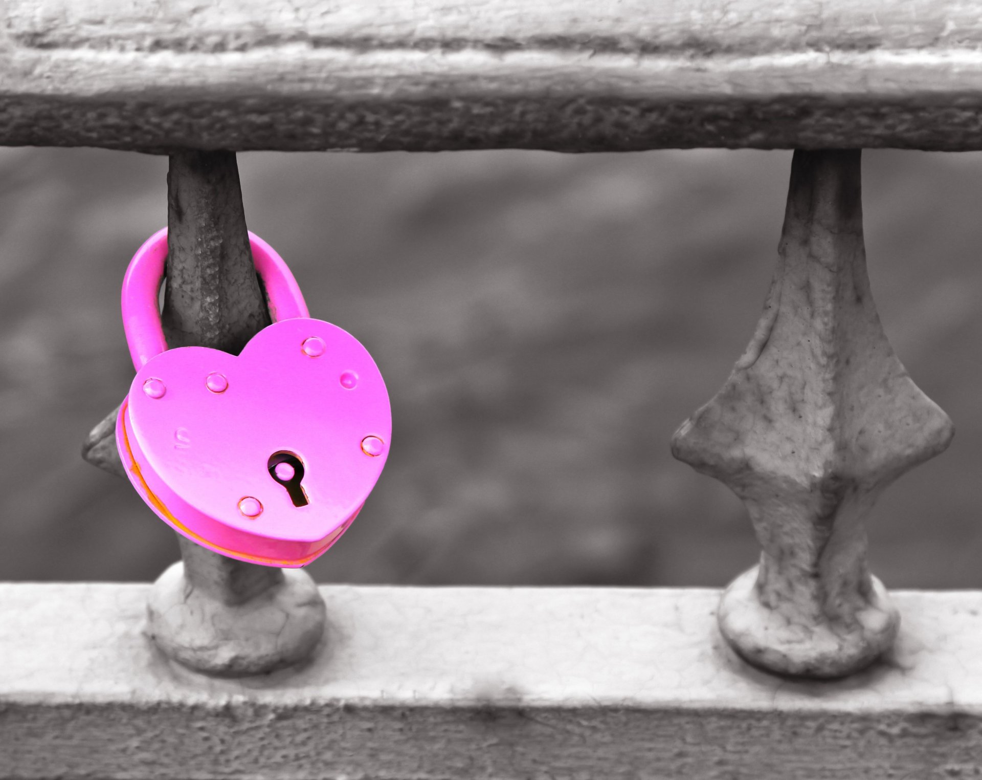 miscellaneous mood love lock padlock shape heart heart pink gray background widescreen fullscreen widescreen wallpaper