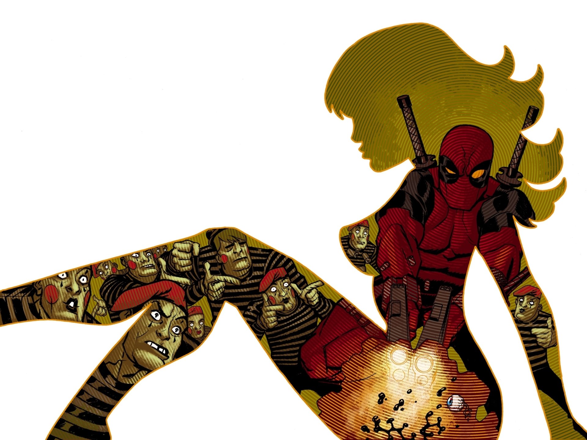 deadpool deadpool.comics kunst kunst silhouette hintergrund