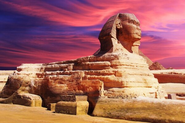 Die Sphinx ist eine der Hauptattraktionen Ägyptens