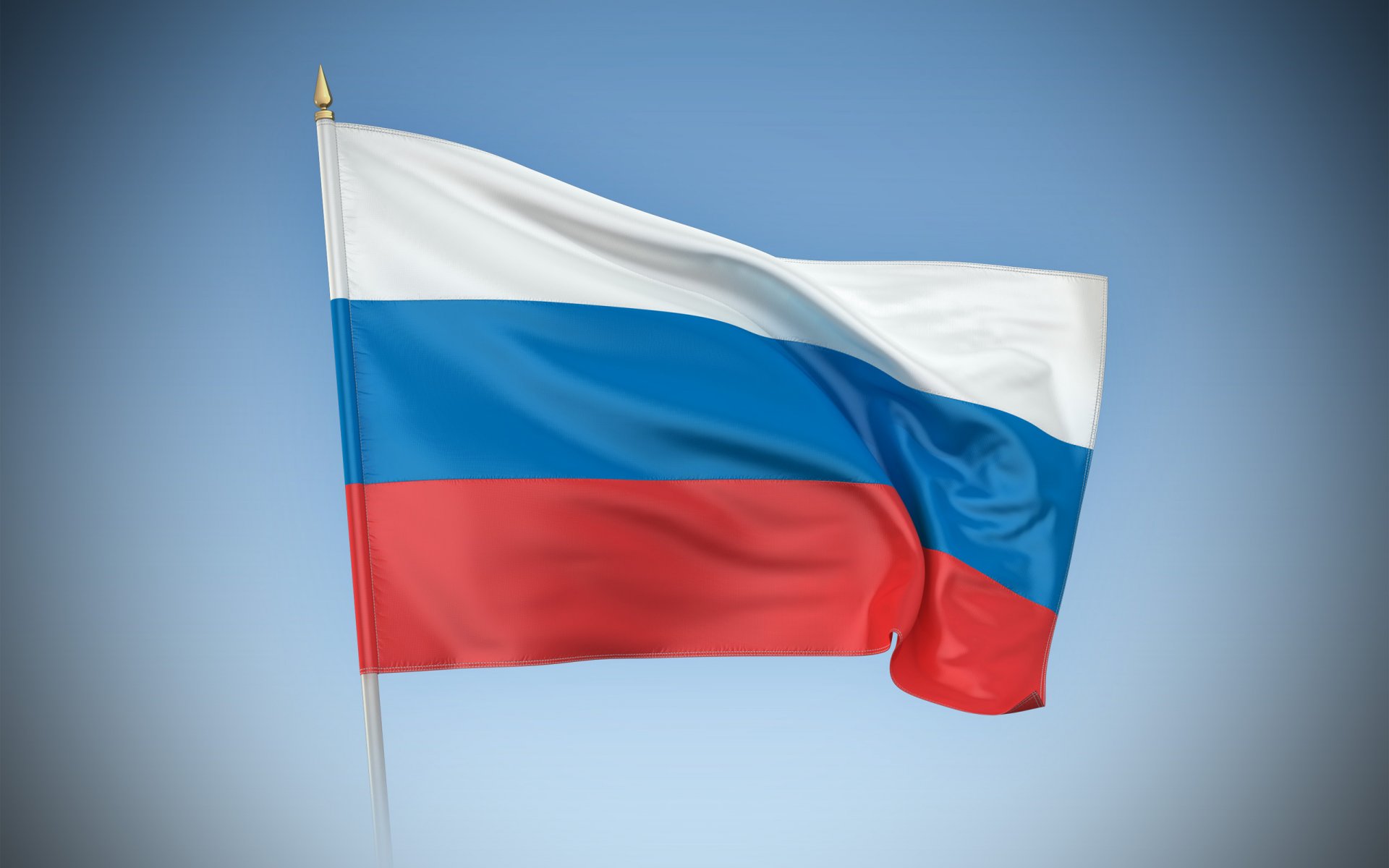 russland flagge tricolor weiß blau rot