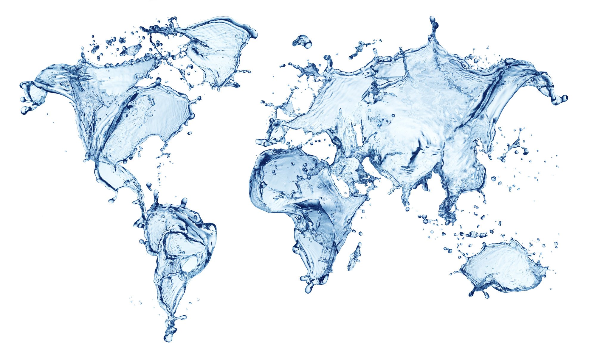 eau carte du monde fraîcheur fraîcheur éclaboussures gouttes