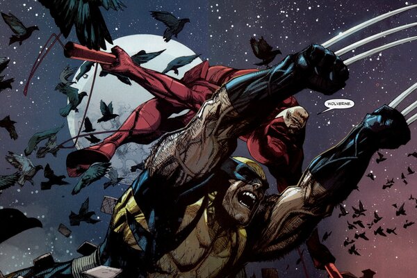 Fumetti Marvel Wolverine e Daredevil