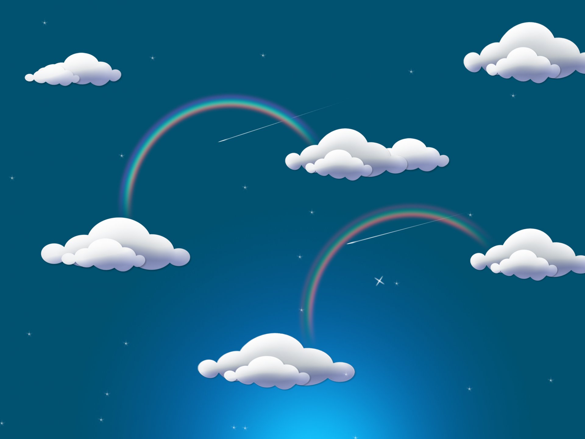 rainbow cloud