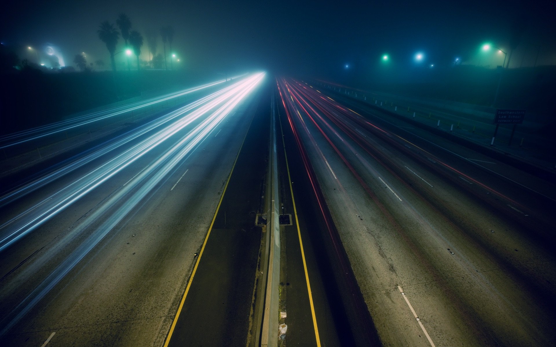 notte pista strada auto velocità varie foto immagine carta da parati