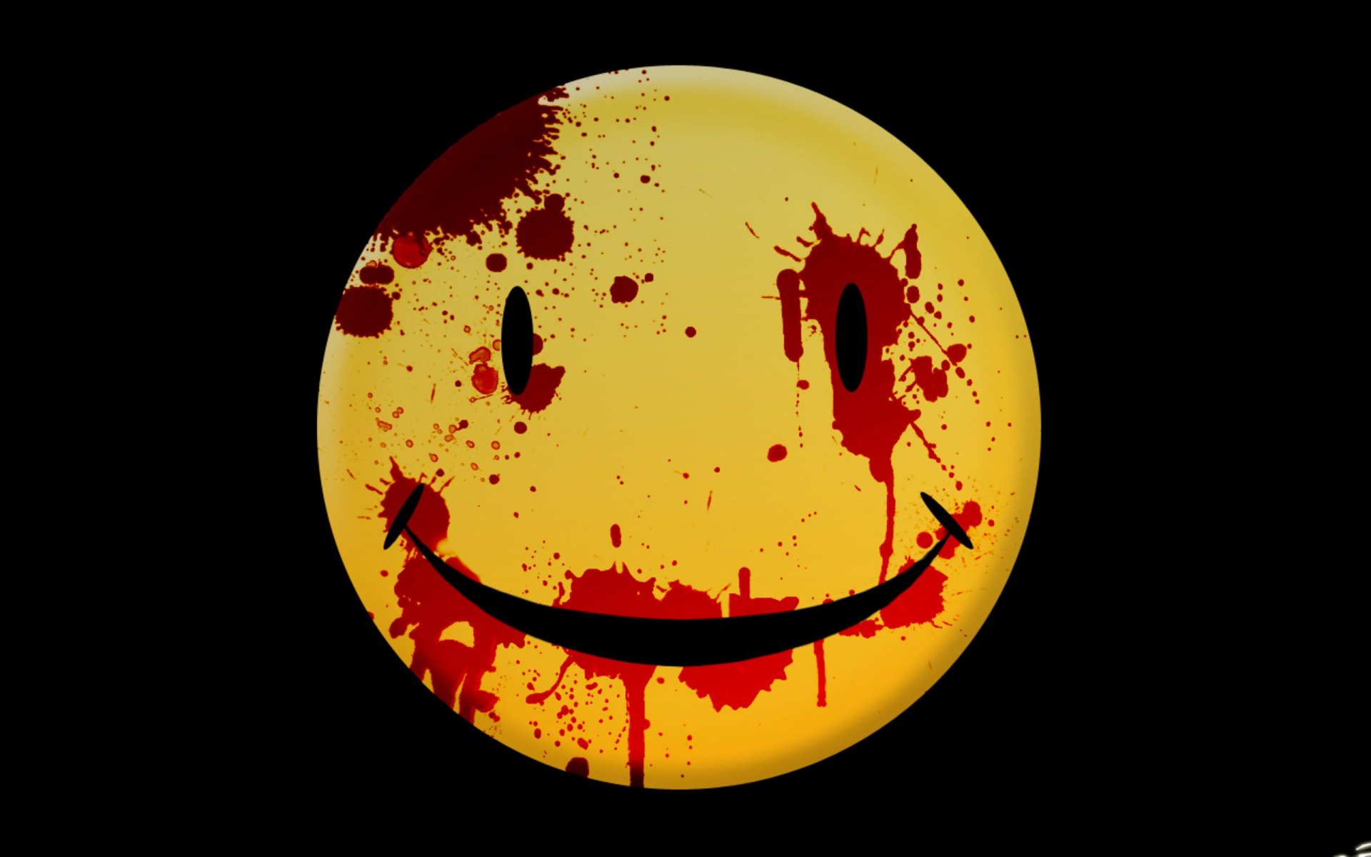 smiley lächeln gelb blut