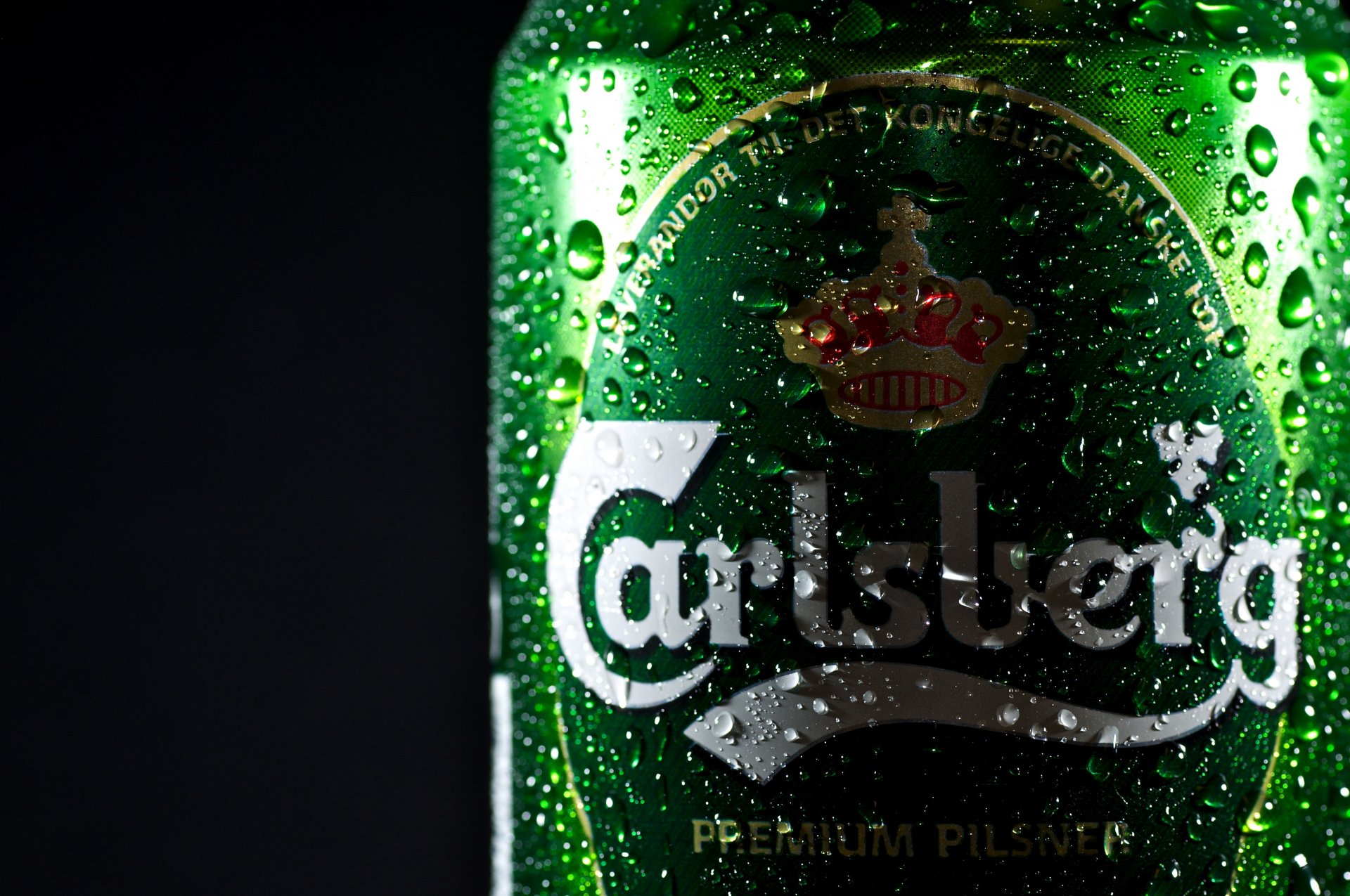 carlsberg bière marque gouttes pot