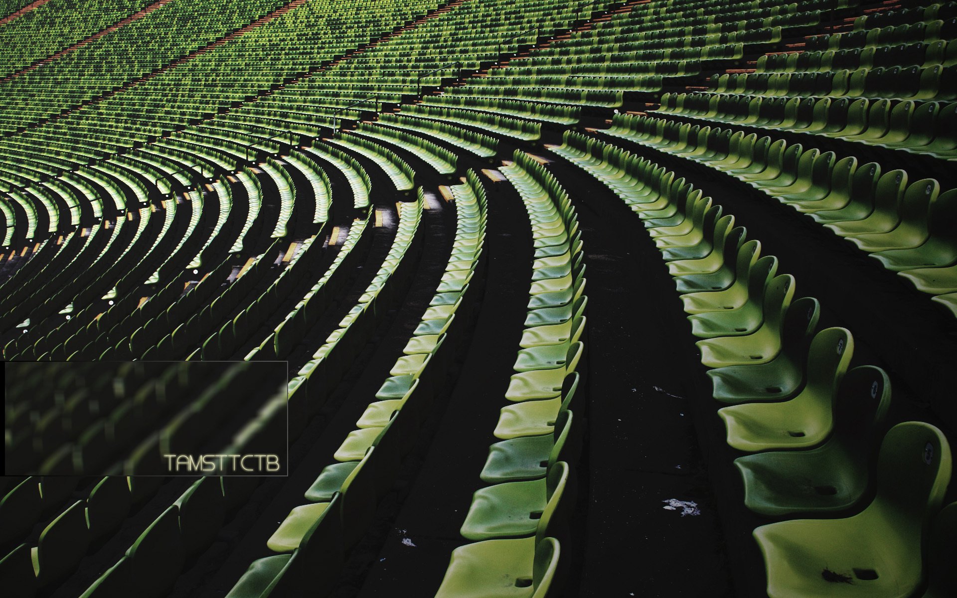 estadio tribunas asientos inscripción varios