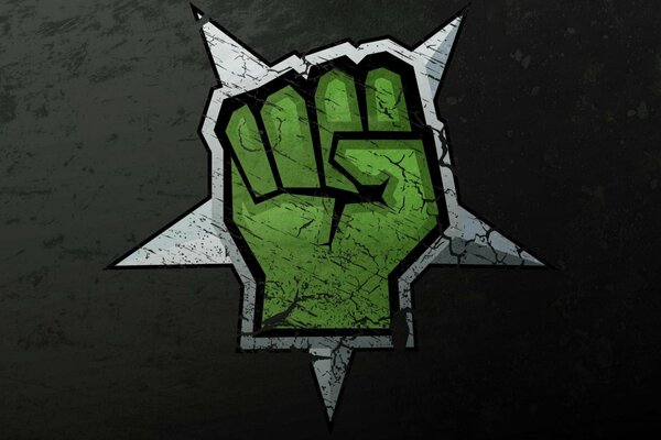 The Hulk s fist is a symbol of resistance