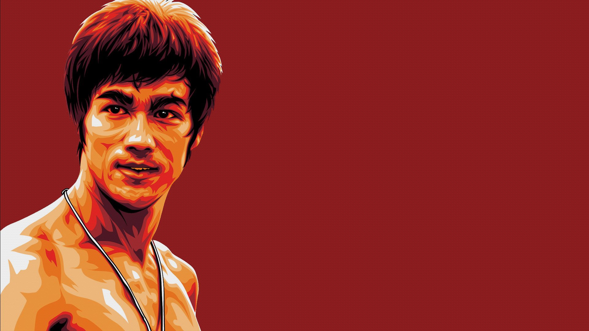 bruce lee leggenda memoria maestro disegno rosso