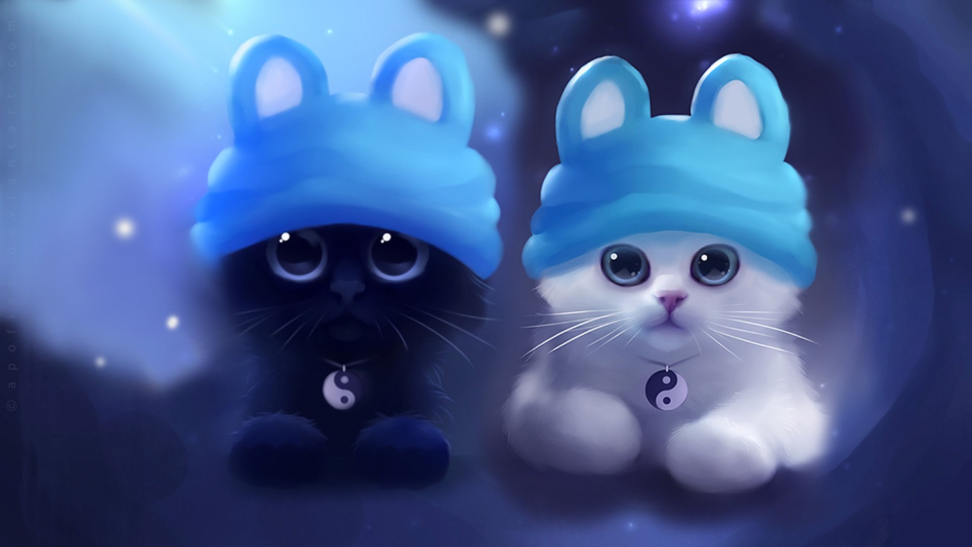 apofiss fluffy horses hat beautiful cute funny art