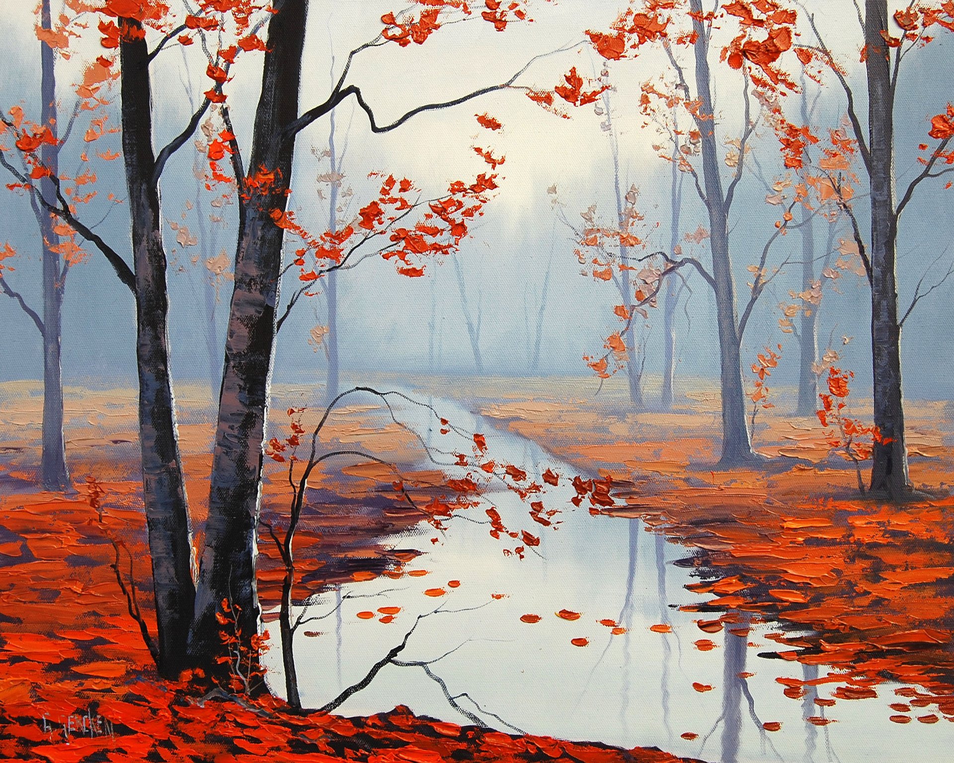 art picture artsaus calm autumn day