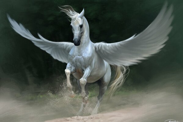 Art cheval aujourd hui ailes Running