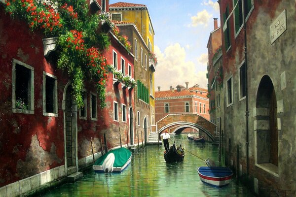 Pintura de Marc Petit Venecia