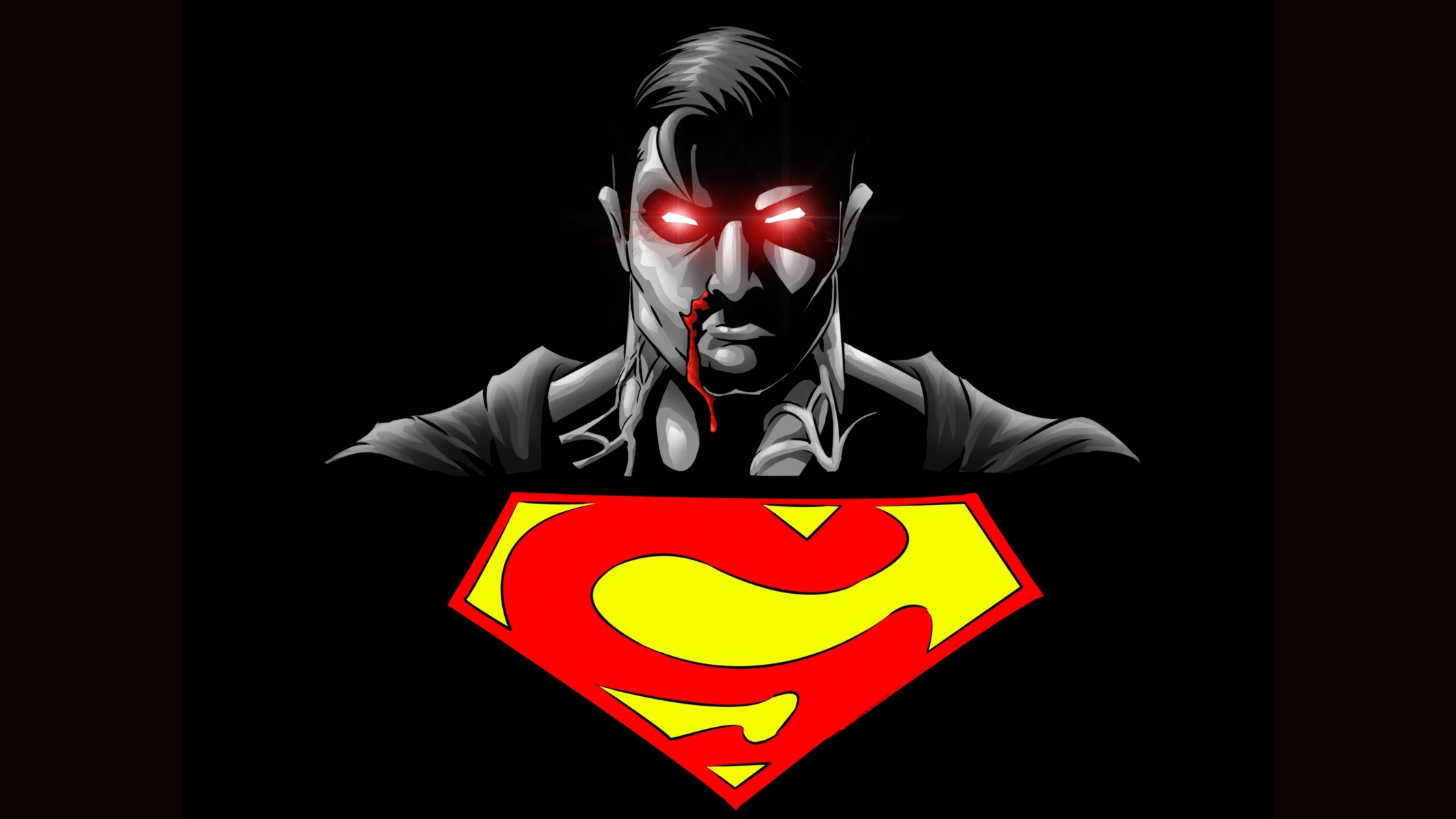 uperman mark logo symbol superhero black background