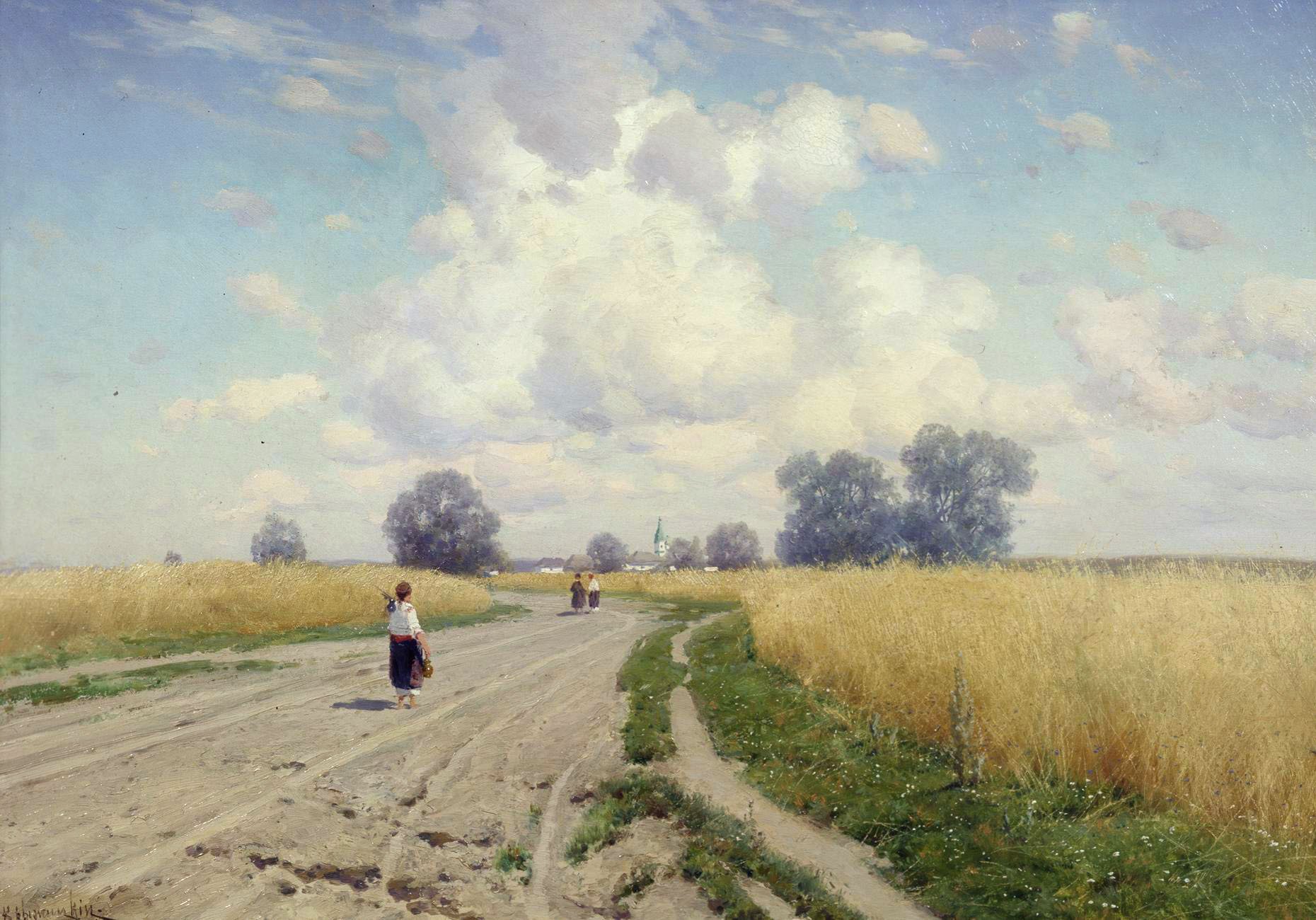 kryzhinsky strada pittura