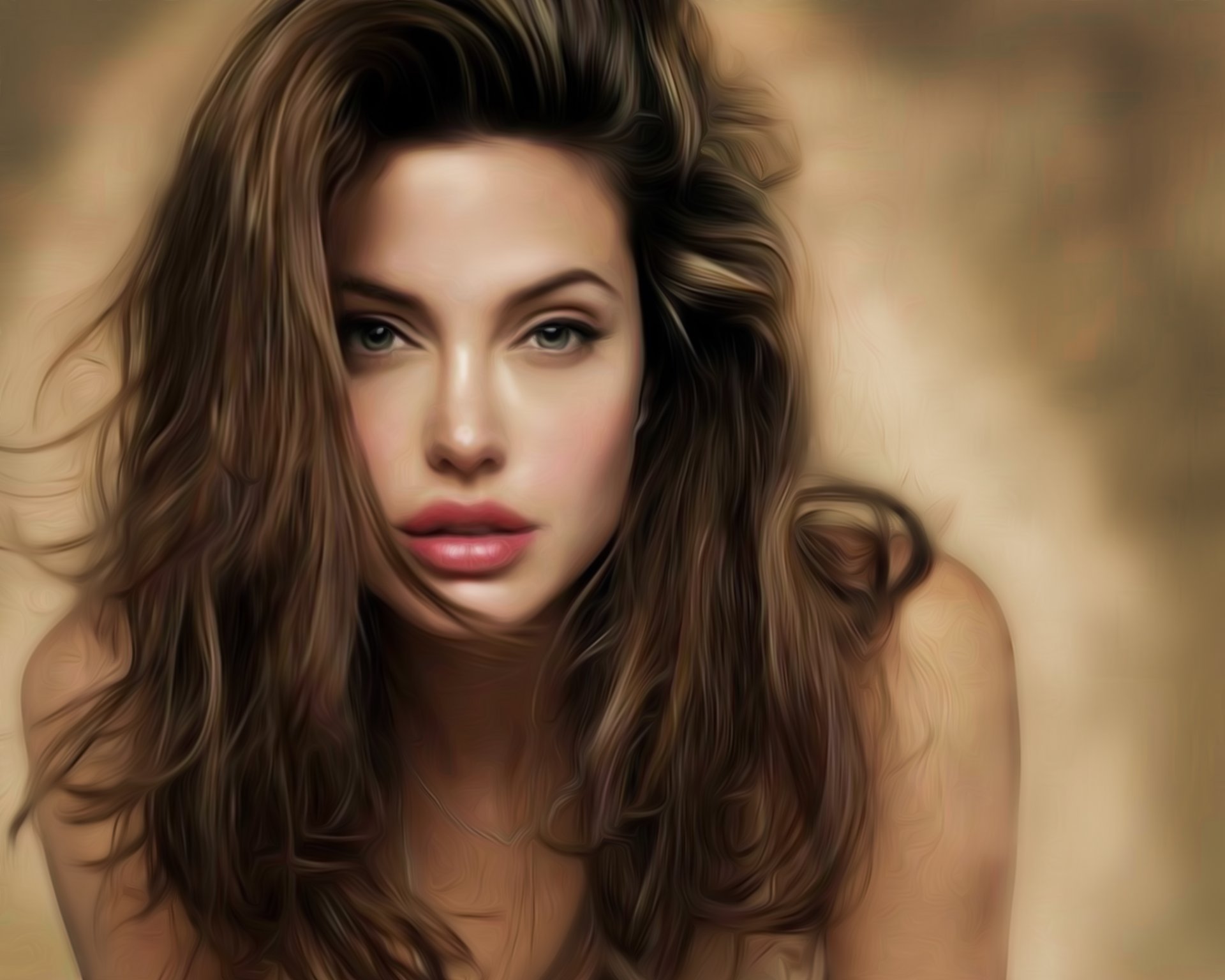 art angelina jolie girl actress hair face