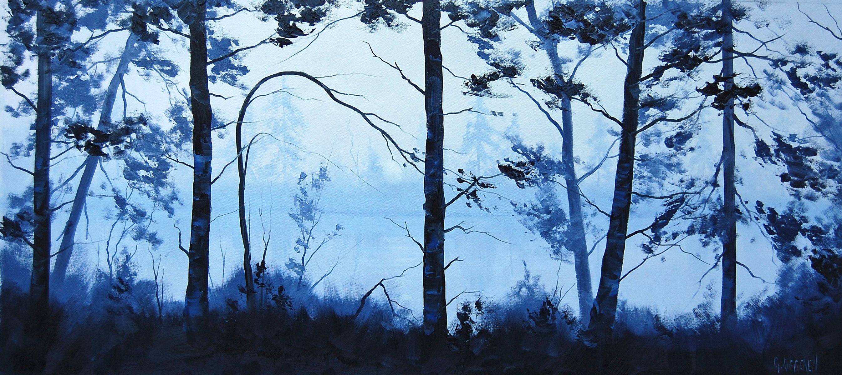 art picture artsaus blue lake