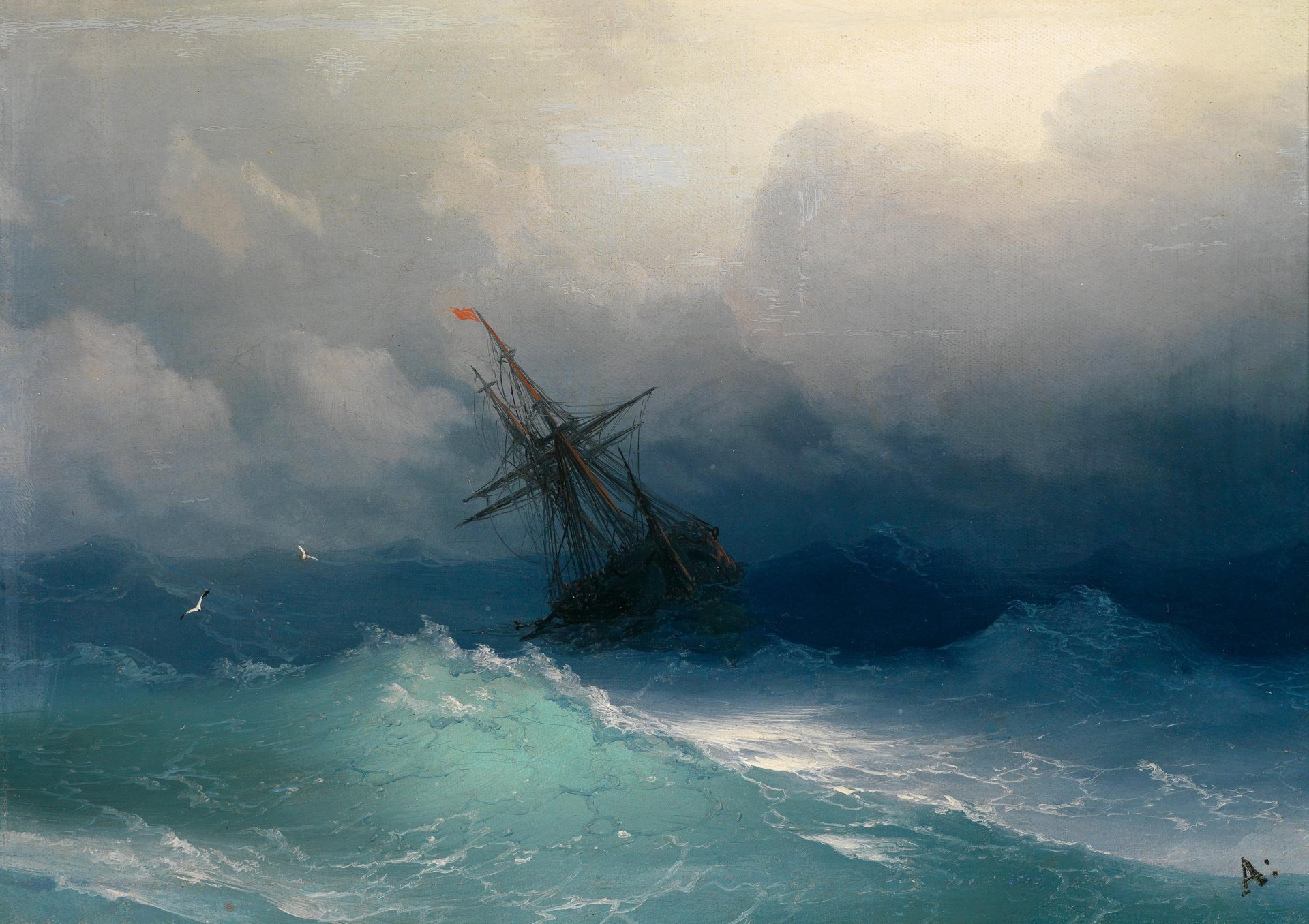 aivazovsky pattern sea painting