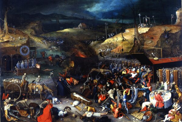 Brueghel s painting is a terrible sight