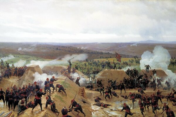 Battle during the Russian-Turkish War