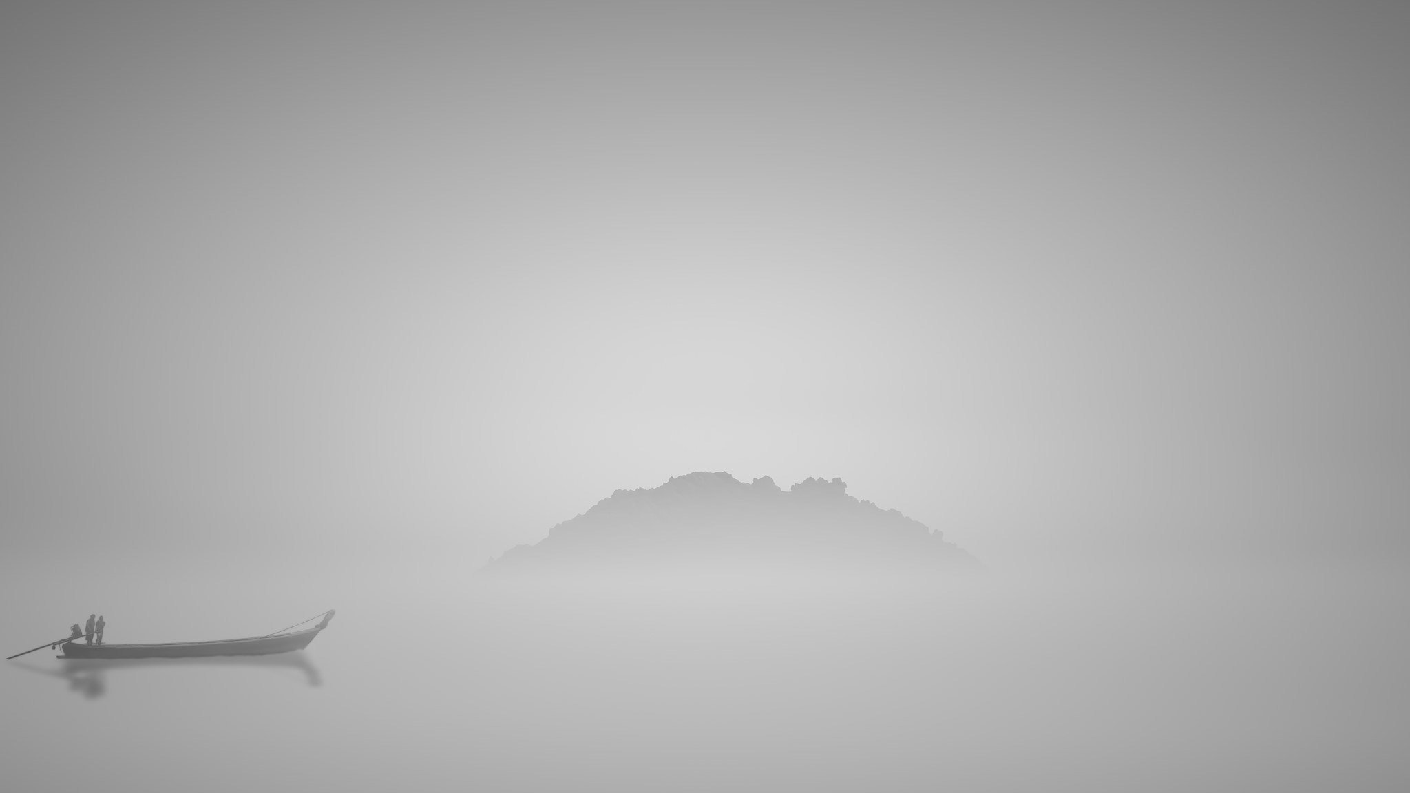 boat fog island