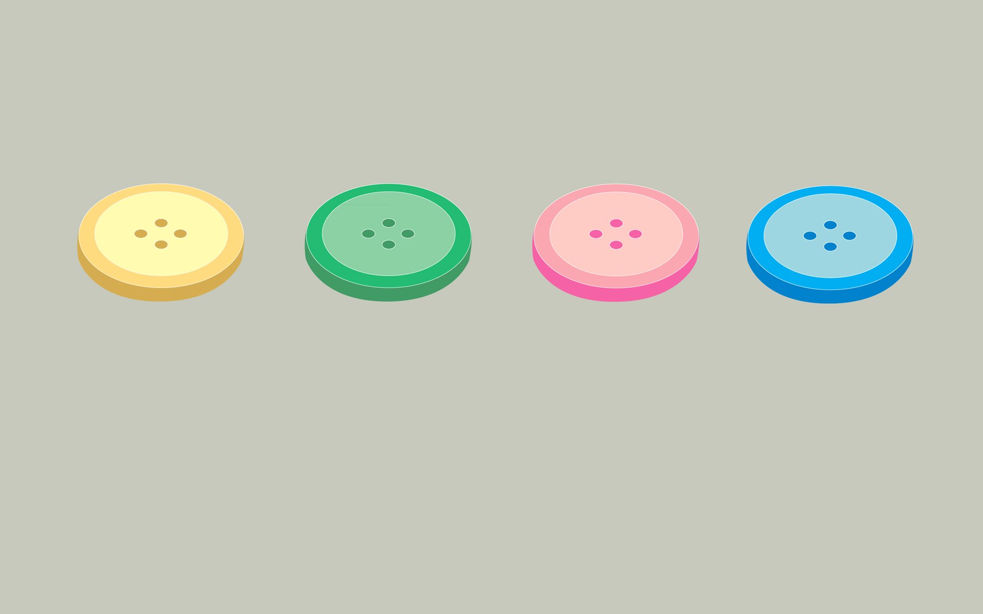 buttons paint rainbow