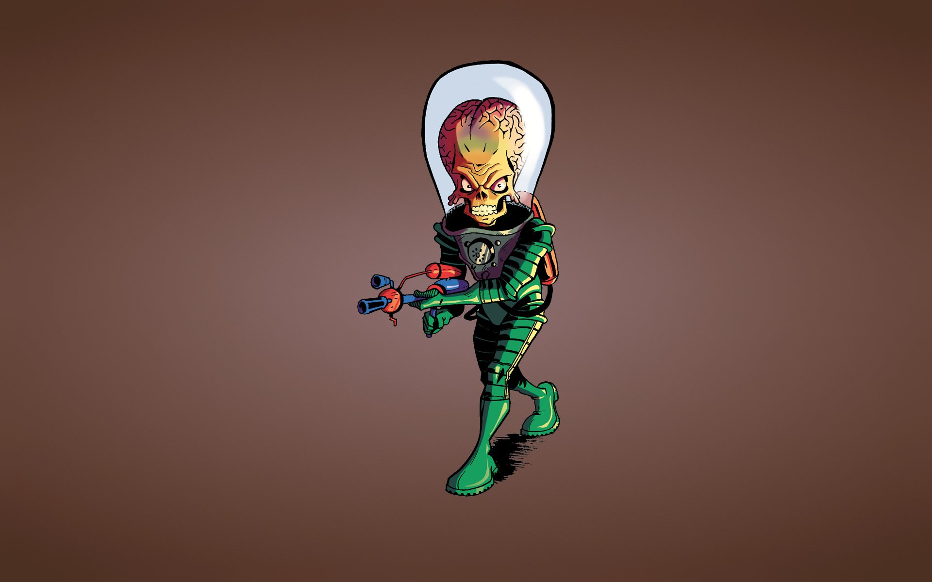 mars is attacking mars is attacking alien martian skeleton skull weapon spacesuit alien