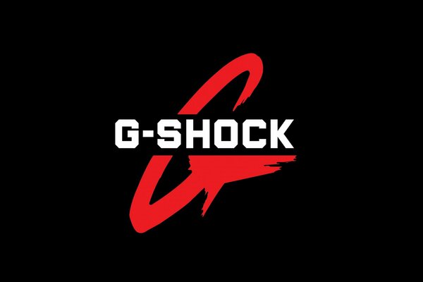 Logotipo de g-shock en el fondo