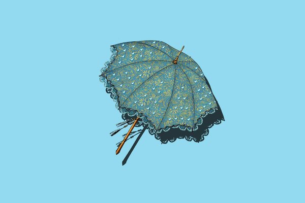 Vintage umbrella vintage retro