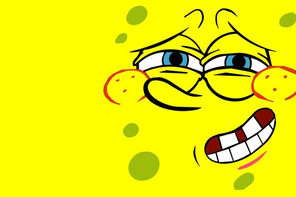 SpongeBob face close up