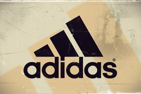 Logotipo de Adidas firma inscripción