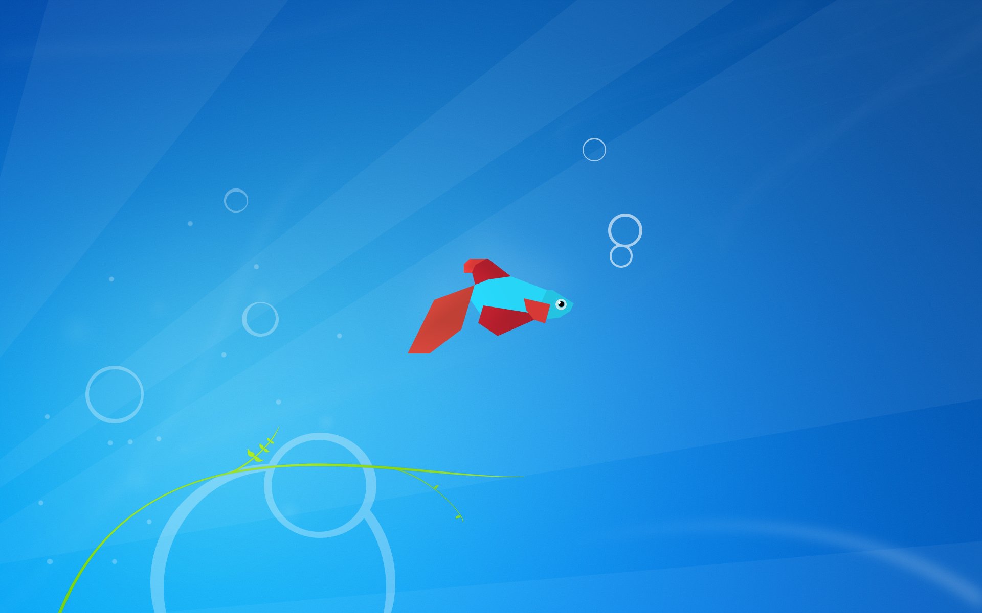 aero+ fish minimalism windows 8 minimal