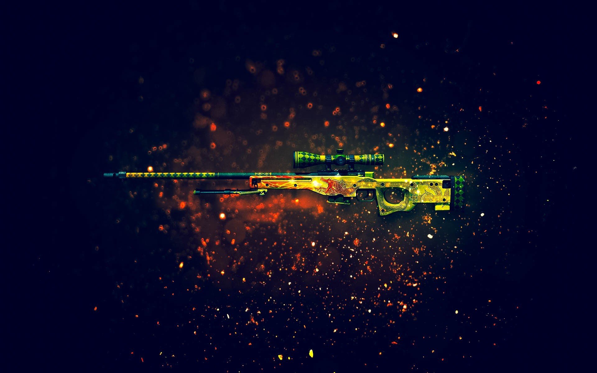 sniper fusil arme cs: go fond