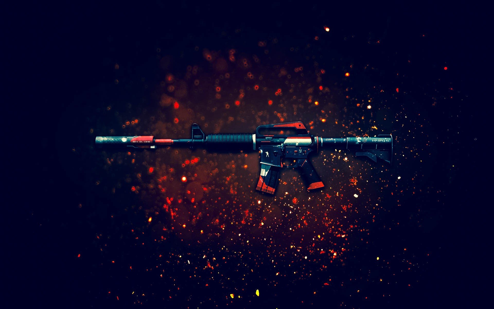 asalto rifle arma cs: go fondo