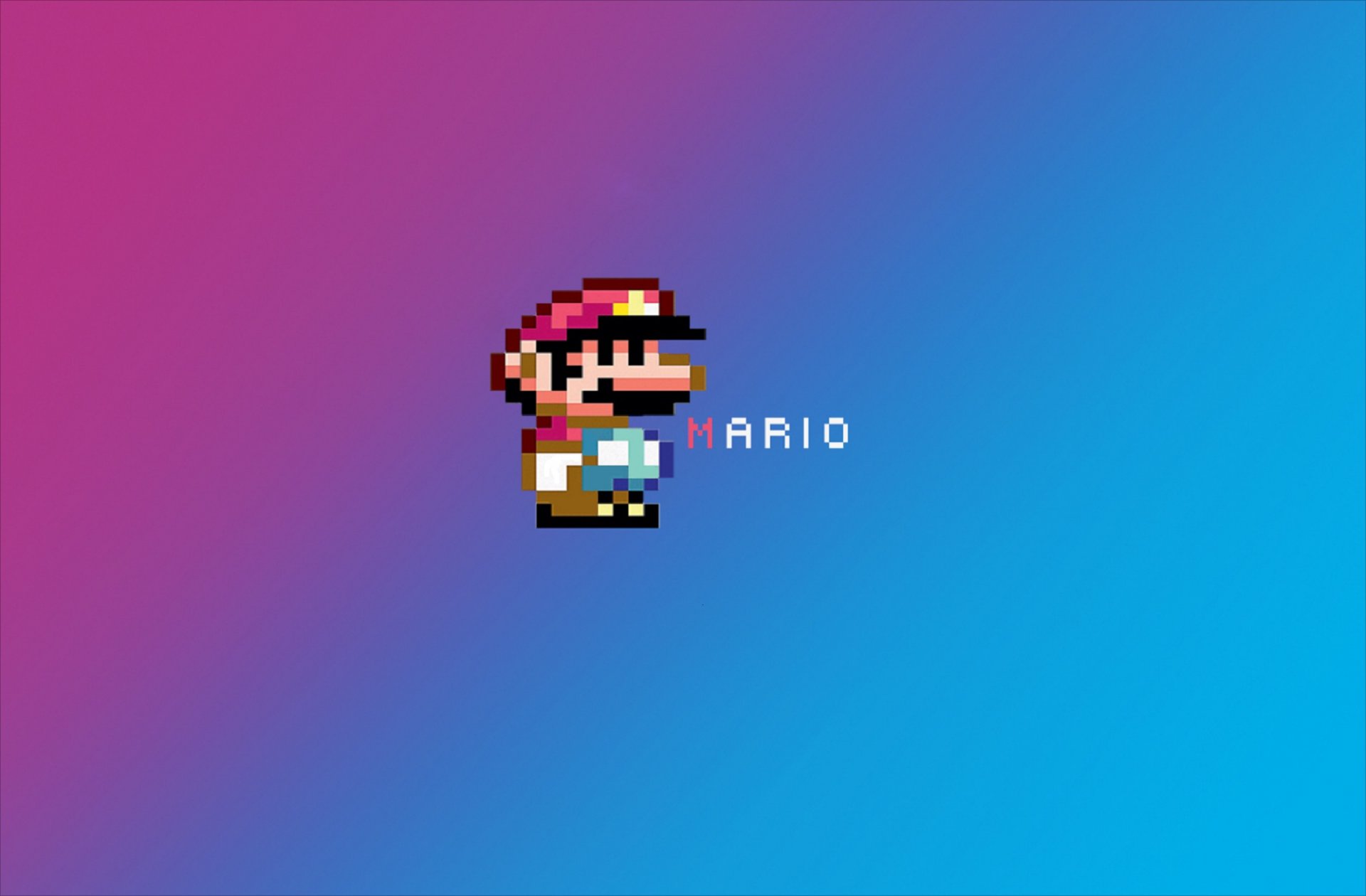 mario pixel character pixelation