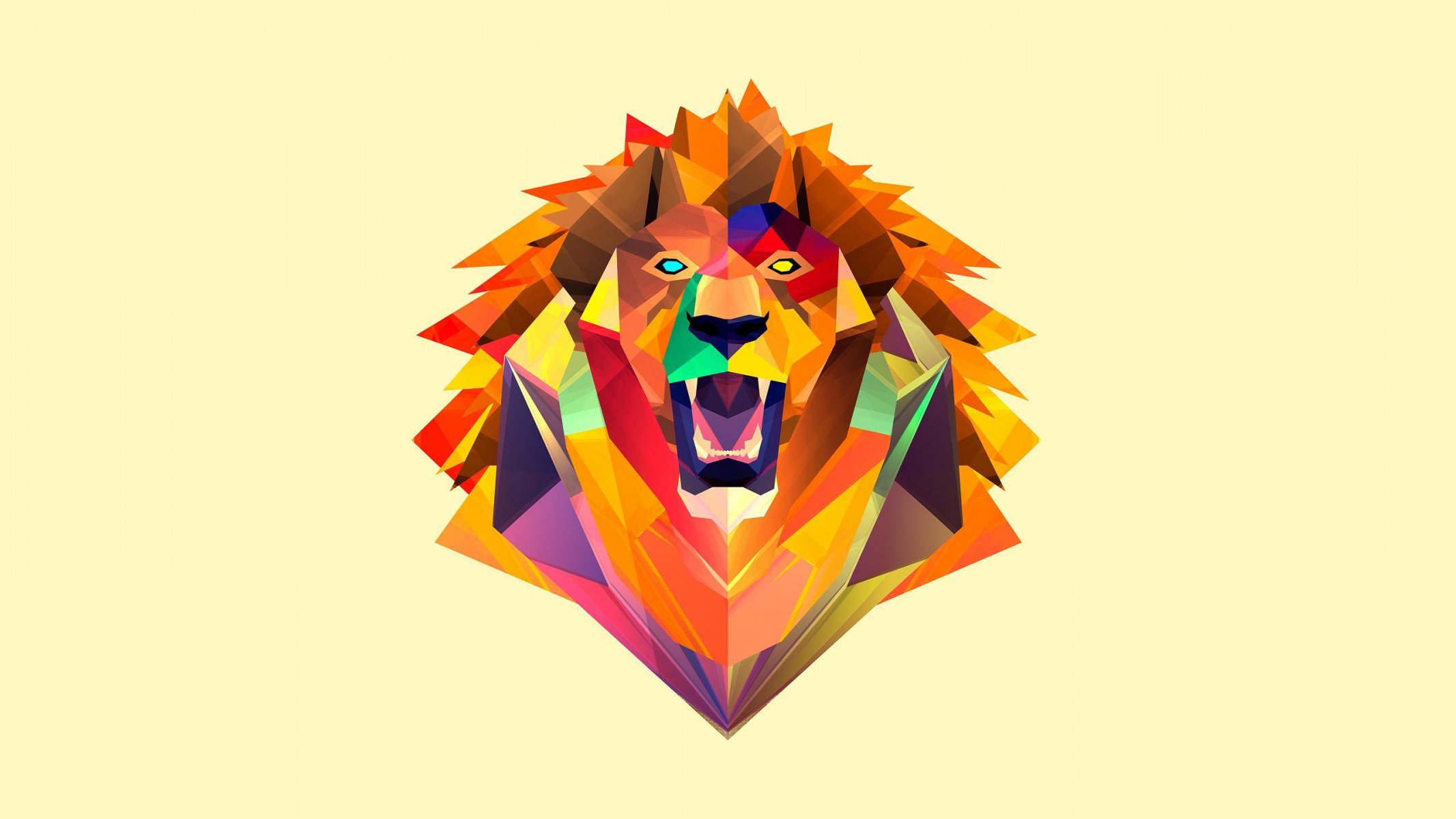 minimalismo león
