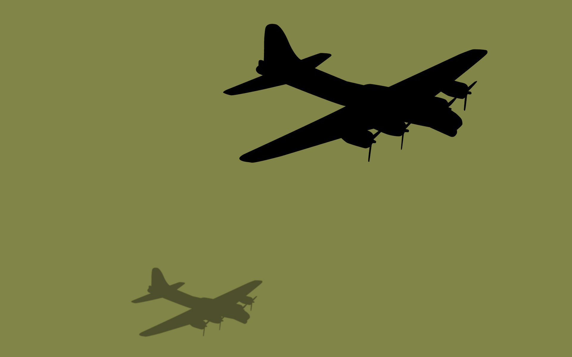 avion silhouette ciel